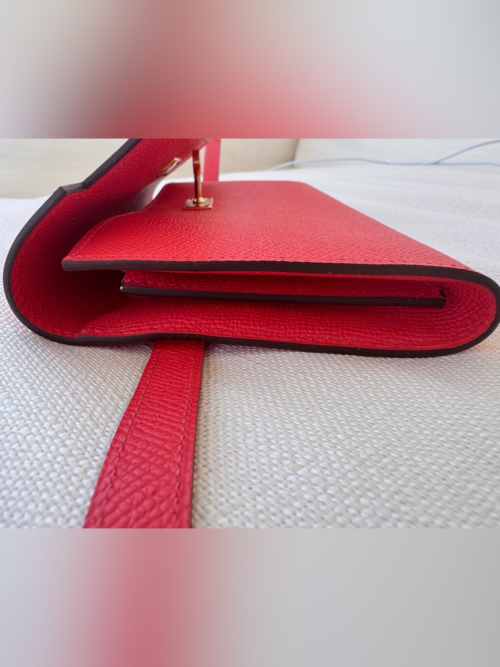 Hermes Kelly epsom longue wallet with seal - Picture 11 of 13